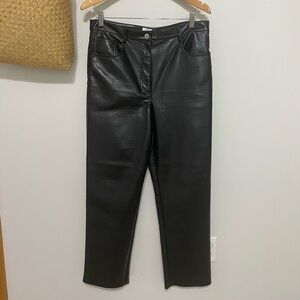Black Leather Pants